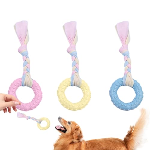 Evember Welpenspielzeug zum Zahnen | Weiche Welpen-Beißstäbchen, Beißring und Hundezahnreinigungsspielzeug, interaktives Hundespielzeug für drinnen und draußen Evember Welpenspielzeug zum Zahnen | Weiche Welpen-Beißstäbchen, Beißring und Hundezahnreinigungsspielzeug, interaktives Hundespielzeug für drinnen und draußen von Evember