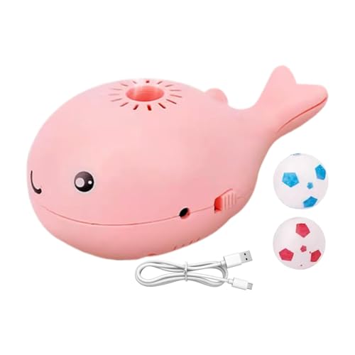 Evember Whale Floating Cat Toy - Blowing Ball Cat Teaser - Pet Supplies, Built-in Fan, Interactive Boredom Buster for Indoor Play Evember Whale Floating Cat Toy - Blowing Ball Cat Teaser - Pet Supplies, Built-in Fan, Interactive Boredom Buster for Indoor Play von Evember