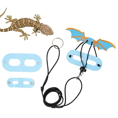 Geschirr und Leine von Barbu Drachen | Geschirr für Meerschweinchen, Flügel aus Leder, 3 Größen, Trainingsgeschirr für Reptilien, flexibles Geschirr für Amphibien, , Evember Geschirr und Leine von Barbu Drachen | Geschirr für Meerschweinchen, Flügel aus Leder, 3 Größen, Trainingsgeschirr für Reptilien, flexibles Geschirr für Amphibien, , Evember von Evember