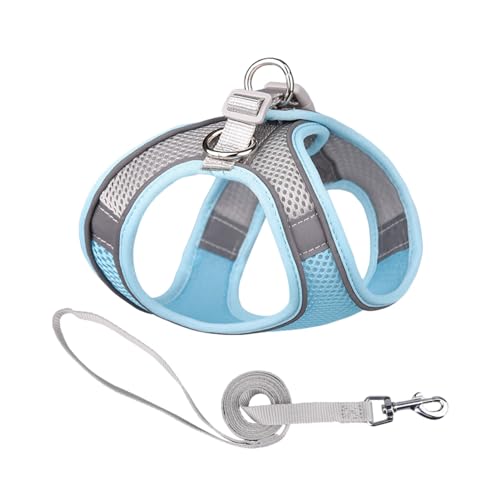 Katzengeschirr, Geschirr für kleine Katzen – verstellbare weiche Katzenweste – Jacke mit reflektierenden Streifen, bequeme Outdoor-Weste zum Gehen in der Nacht schwarz für Katzen und kleine Hunde Katzengeschirr, Geschirr für kleine Katzen – verstellbare weiche Katzenweste – Jacke mit reflektierenden Streifen, bequeme Outdoor-Weste zum Gehen in der Nacht schwarz für Katzen und kleine Hunde von Evember