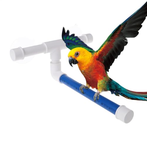 Eventerde Bad Barsch für Vogeldusche, Papageidusche Barsch - Saugbecher Vogelspielzeugständer Dusche Barsch,Papageienkäfigzubehör, Badspielzeug stehende Rackwandhalterung, Haustierbedarf Eventerde Bad Barsch für Vogeldusche, Papageidusche Barsch - Saugbecher Vogelspielzeugständer Dusche Barsch,Papageienkäfigzubehör, Badspielzeug stehende Rackwandhalterung, Haustierbedarf von Eventerde