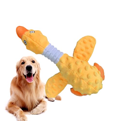 Eventerde Hund Kauspielzeug - Entenform Robustes Welpen Spielzeug | Bissfest Quietschendes Tier Zur Unterhaltung Zahnreinigung Und Beruhigung Eventerde Hund Kauspielzeug - Entenform Robustes Welpen Spielzeug | Bissfest Quietschendes Tier Zur Unterhaltung Zahnreinigung Und Beruhigung von Eventerde