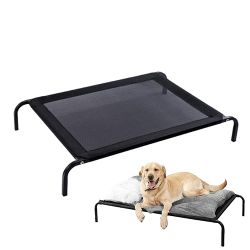 Eventerde Hundebett erhöht, Hundebett im Freien - Unterstützend atmungsaktives Welpenbett - Pet Cooling Mesh Cot recycelbares waschbares Netz für heißes Wetter im Innenbereich im Freien im Freien im Eventerde Hundebett erhöht, Hundebett im Freien - Unterstützend atmungsaktives Welpenbett - Pet Cooling Mesh Cot recycelbares waschbares Netz für heißes Wetter im Innenbereich im Freien im Freien im von Eventerde