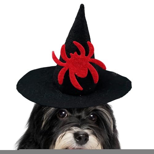 Eventerde Hut für Hunde, Hexenhut für Katzen | Kostümzubehör verstellbar für Tiere Partys Cosplay Familientreffen Eventerde Hut für Hunde, Hexenhut für Katzen | Kostümzubehör verstellbar für Tiere Partys Cosplay Familientreffen von Eventerde