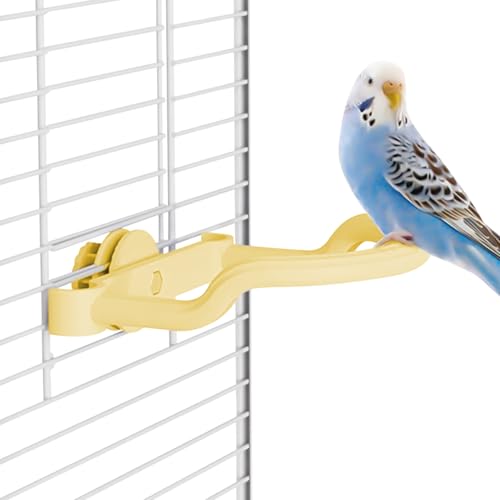 Eventerde Papageiensitzstange - Sitzstangen Für Wellensittiche Stehend - wasserdichte Käfigständer Zubehör Für Klein Und Mittelgroß Vögel Wie Lovebird Wellensittich Macaw Klettertraining von Eventerde