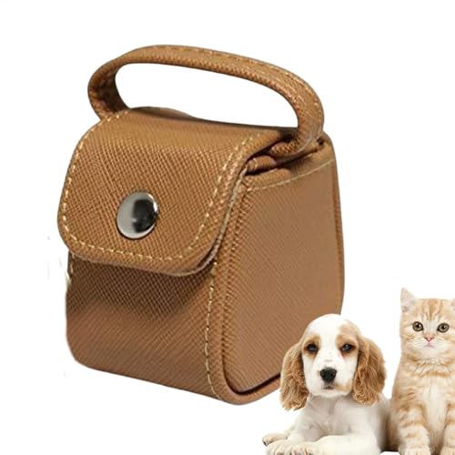 Eventerde Puurn -Tasche, kleine Urnenspeicherbeutel | Tragbare Andenkens -Urnen -Aufbewahrungstasche mit Snap -Verschluss,Reisebeutel Kompakter Organizer, PU Leder Kosmetische Münzkiste für Golfbälle, von Eventerde