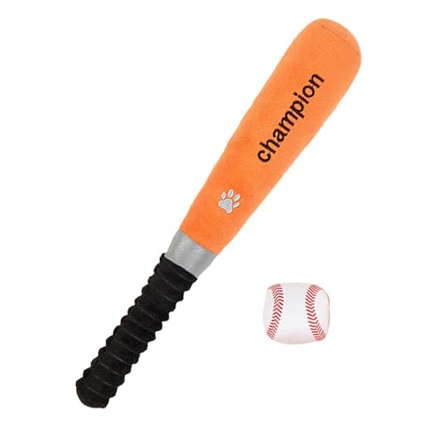 Eventerde Quietschendes Hundespielzeug, Baseballschläger-Hundespielzeug | Eingebautes quietschendes Katzen- und Hunde-Baseballschlägerspielzeug,Beißspielzeug für Welpen, Kauspielzeug zum Zahnen von Eventerde Quietschendes Hundespielzeug, Baseballschläger-Hundespielzeug | Eingebautes quietschendes Katzen- und Hunde-Baseballschlägerspielzeug,Beißspielzeug für Welpen, Kauspielzeug zum Zahnen von von Eventerde