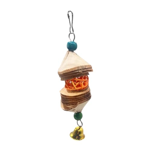 Eventerde SALAKEET HOLKEN Toy, Papageien Kauspielzeug, Hangable Bite Supplies, Papageien kauen Hangable Spielzeug für Kakadinus Conures lieben Vögel Finken von Eventerde