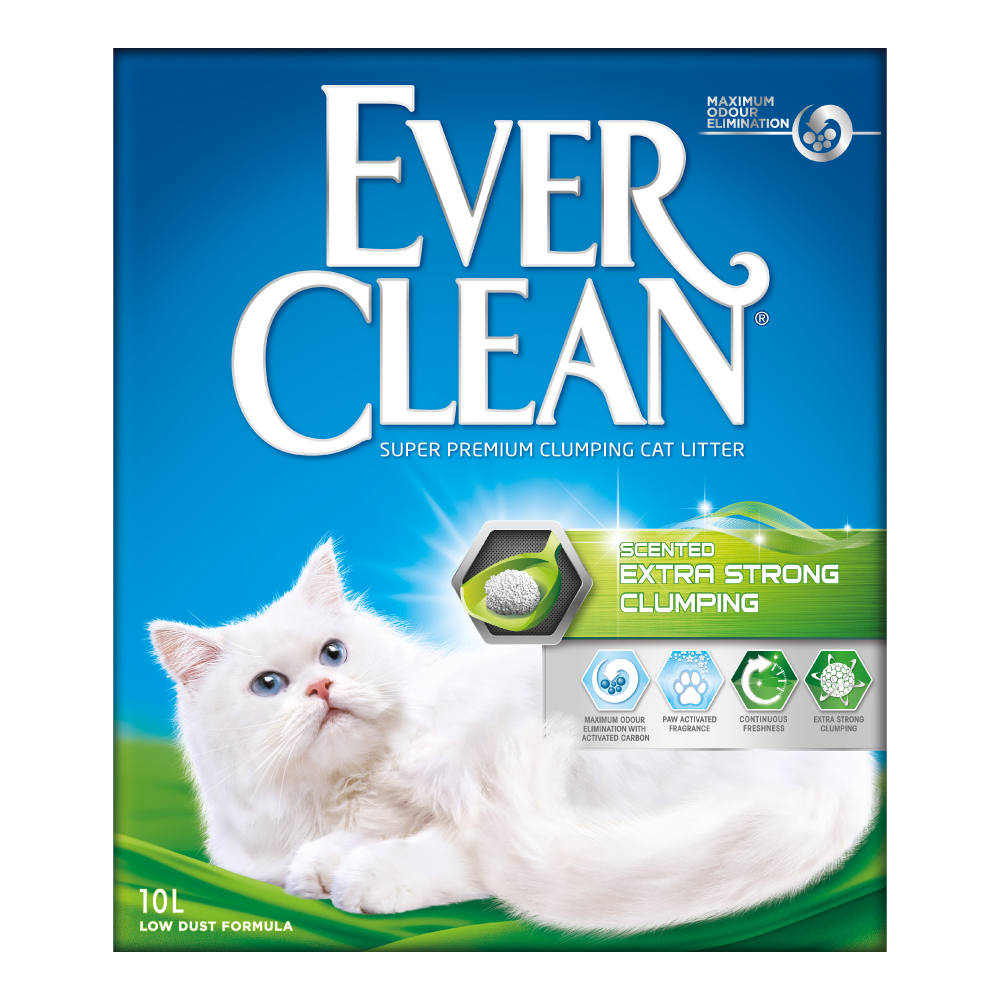 2-fach zooPunkte auf 10 l Ever Clean® Katzenstreu -  Extra Strong Frischeduft von Ever Clean