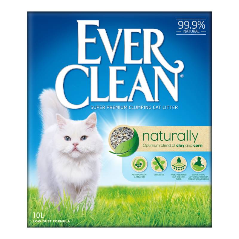 2-fach zooPunkte auf 10 l Ever Clean® Katzenstreu - Naturally von Ever Clean
