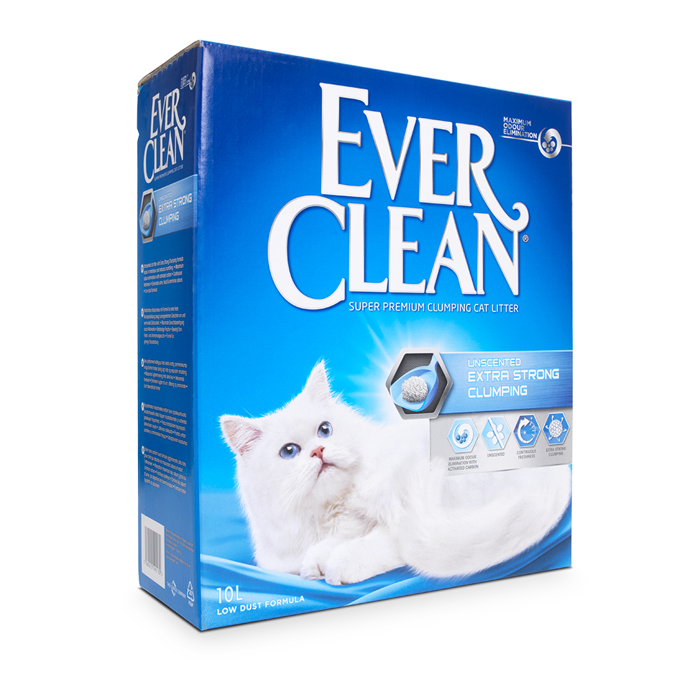 Ever Clean® Extra Strong Klumpstreu - Parfümfrei - Sparpaket: 2 x 10 l von Ever Clean