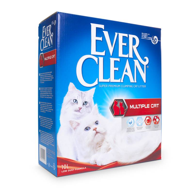 Ever Clean® Multiple Cat Klumpstreu - Sparpaket: 2 x 10 l von Ever Clean