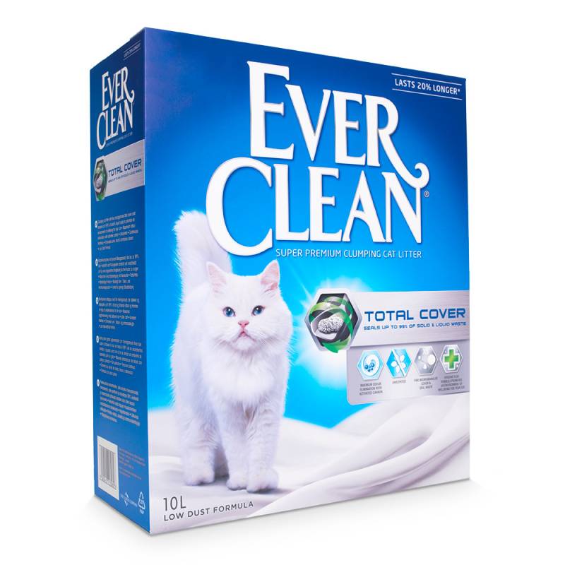 Ever Clean® Total Cover Klumpstreu - Parfümfrei - Sparpaket 2 x 10 l von Ever Clean