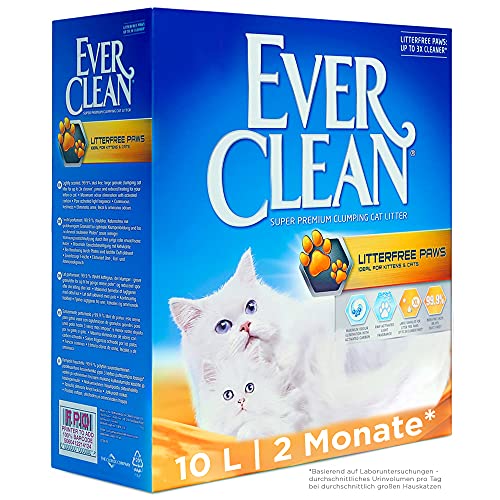 Ever Clean Litterfree Paws - Katzenstreu, 10 Liter, mit Duftstoffen von Ever Clean