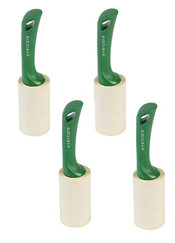 Evercare Fusselrolle für Haustierhaare, extra klebend, 60 Schichten, 4 Stück von Evercare