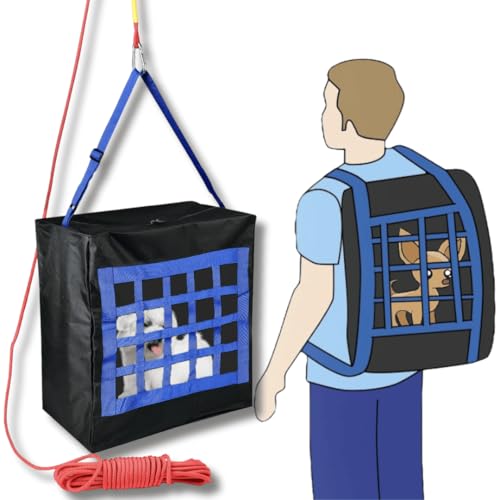 Notfall-Evakuiertasche für Haustiere - Klein bis zu 25 kg - Brandschutz-Überlebensgerät für Haustiere - Haustier-Rettungs-Go-Beutel - Haustier-Tragetasche - Feuernotfallwerkzeug für Hunde und Katzen Notfall-Evakuiertasche für Haustiere - Klein bis zu 25 kg - Brandschutz-Überlebensgerät für Haustiere - Haustier-Rettungs-Go-Beutel - Haustier-Tragetasche - Feuernotfallwerkzeug für Hunde und Katzen von Everest's Toys