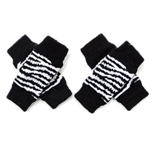 Everyday Winter 4/Set Zebra Leopard Dots Haustier Hund Socks Print rutschfest, Warmers von Everyday