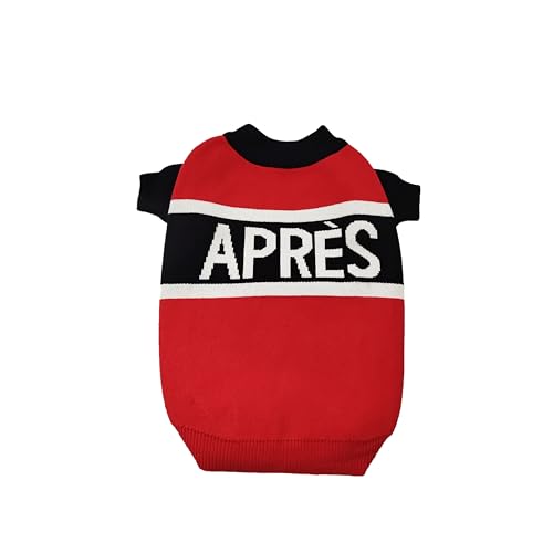Everything Chic Designer-Hundekleidung, Pullover, Hemd, Outfit, Größe S, Teetasse, niedliche Hunde, Welpen, Französische Bulldogge, Dackel, Chihuahua, Katzen, Malteser, Jungen, Mädchen (Größe S, Apres Everything Chic Designer-Hundekleidung, Pullover, Hemd, Outfit, Größe S, Teetasse, niedliche Hunde, Welpen, Französische Bulldogge, Dackel, Chihuahua, Katzen, Malteser, Jungen, Mädchen (Größe S, Apres von Everything Chic