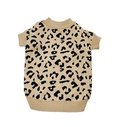 Everything Chic Designer-Hundekleidung, Pullover, Hemd, Outfit, Größe S, Teetasse, niedliche Hunde, Welpen, Französische Bulldogge, Dackel, Chihuahua, Katzen, Malteser, Jungen, Mädchen (S, Leopard) Everything Chic Designer-Hundekleidung, Pullover, Hemd, Outfit, Größe S, Teetasse, niedliche Hunde, Welpen, Französische Bulldogge, Dackel, Chihuahua, Katzen, Malteser, Jungen, Mädchen (S, Leopard) von Everything Chic