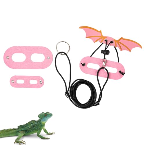 Bartdrachen-Eidechsen-Leine, 3 Größen, Eidechse, Meerschweinchen-Geschirr, Reptilien-Trainingsgeschirr für Kleintiere, flexibles Tiergeschirr für Amphibien, Reptilien Bartdrachen-Eidechsen-Leine, 3 Größen, Eidechse, Meerschweinchen-Geschirr, Reptilien-Trainingsgeschirr für Kleintiere, flexibles Tiergeschirr für Amphibien, Reptilien von EviKoo