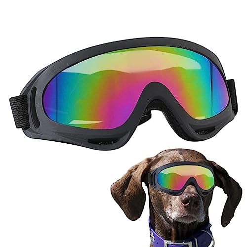 EviKoo Haustierbrille - Sonnenbrille für Haustierbrillen,Staubdichte Welpen-Sommer-Strandbrille mit verstellbarem Riemen, Brillenschutzbrille für große Hunderassen EviKoo Haustierbrille - Sonnenbrille für Haustierbrillen,Staubdichte Welpen-Sommer-Strandbrille mit verstellbarem Riemen, Brillenschutzbrille für große Hunderassen von EviKoo
