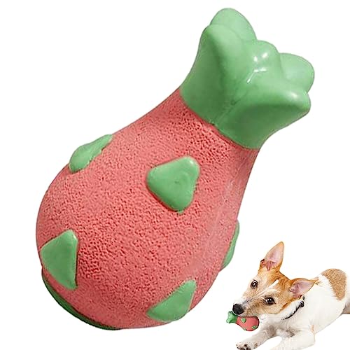 EviKoo Quietschspielzeug für Hunde, Quietschspielzeug für Hunde | Robustes Hundespielzeug in Fruchtform | Zahnreinigungsspielzeug für Welpen gegen Langeweile, interaktives, quietschendes von EviKoo