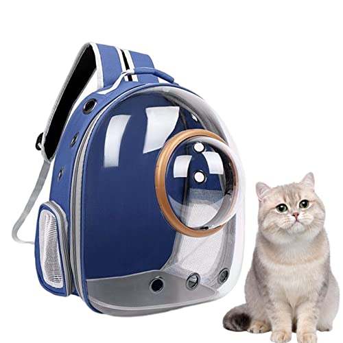 Katzen-Aufbewahrungs-Rucksack, transparenter Haustier-Wanderrucksack, Bubble Cats Dogs Aufbewahrungstasche für Reisen, Wandern von EviKoo