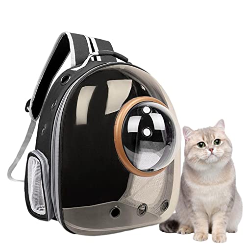 Katzen-Aufbewahrungs-Rucksack, transparenter Haustier-Wanderrucksack, Bubble Cats Dogs Aufbewahrungstasche für Reisen, Wandern von EviKoo