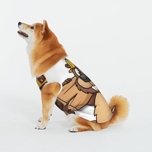 Beaver Working Pet Cat Dog Shirt Cotton T-Shirt Pet Christmas Pullover Soft Comfortable Cotton Pajamas Pet Cat Young Dog Dress Up Costumes Beaver Working Pet Cat Dog Shirt Cotton T-Shirt Pet Christmas Pullover Soft Comfortable Cotton Pajamas Pet Cat Young Dog Dress Up Costumes von Evius