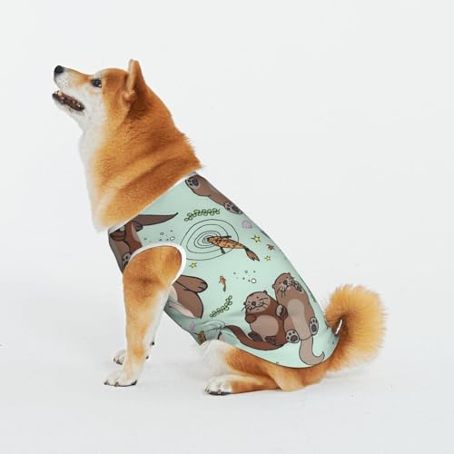 Cartoon Nette Haustier Katze Hund Shirt Baumwolle T-Shirt Haustier Weihnachten Pullover Weiche Bequeme Baumwolle Pyjamas Haustier Katze Junge Hund Dress Up Kostüme von Evius