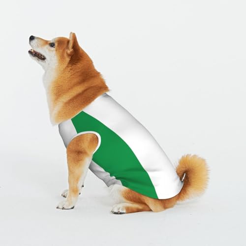 Italien-Flagge Haustier Katze Hund Shirt Baumwolle T-Shirt Haustier Weihnachten Pullover Weich Bequem Baumwolle Pyjama Haustier Katze Junge Hund Dress Up Kostüme von Evius