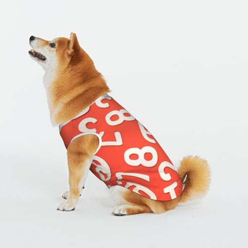 Numbers Arts Haustier-T-Shirt für Katzen und Hunde, Baumwolle, weich, bequem, Baumwolle, Pyjama, Haustier, Katze, junger Hund, Verkleiden sich Kostüme Numbers Arts Haustier-T-Shirt für Katzen und Hunde, Baumwolle, weich, bequem, Baumwolle, Pyjama, Haustier, Katze, junger Hund, Verkleiden sich Kostüme von Evius