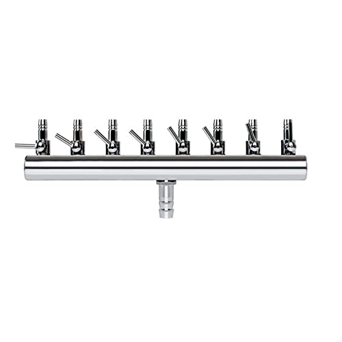 Evliery 8-Wege-Luftteilerventil für Aquarien, Luftpumpe, StröMungsteiler, Verteiler, Pumpenventil, Hahnhebel, Steuerschaltventil Evliery 8-Wege-Luftteilerventil für Aquarien, Luftpumpe, StröMungsteiler, Verteiler, Pumpenventil, Hahnhebel, Steuerschaltventil von Evliery