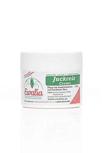 Ewalia NEU Juckreiz-Creme für Pferde - Intensive Hautberuhigung & natürliche Regeneration, mit Tierärzten entwickelt, 100% Natur pur, frei von Zusätzen, zertifizierte Inhaltsstoffe - 100ml von Ewalia