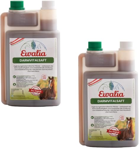 Ewalia Darmvitalsaft für Pferde - Doppelpack - 2 x 1 L von Ewalia