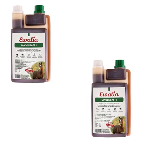 Ewalia Magensaft I für Pferde- Doppelpack - 2 x 1 L von Ewalia