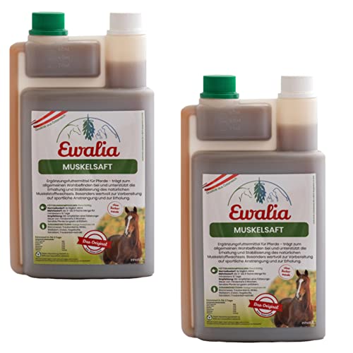 Ewalia Muskelsaft für Pferde - Doppelpack - 2 x 1 L von Ewalia