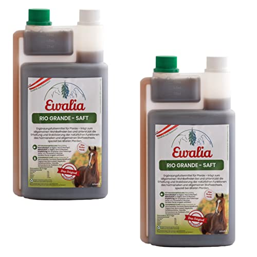 Ewalia Rio Grande-Saft für Pferde - Doppelpack - 2 x 1L von Ewalia
