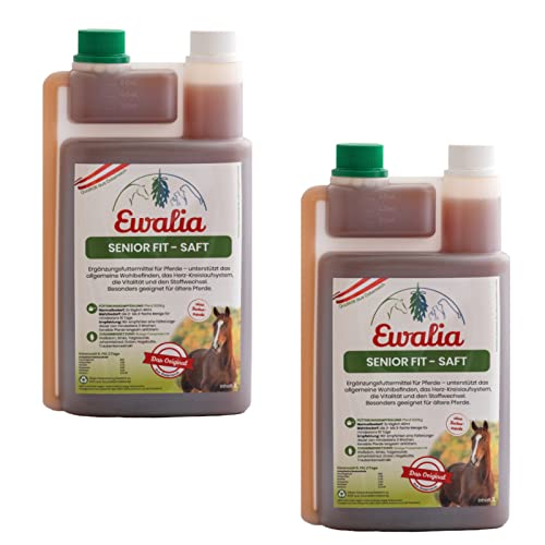 Ewalia Senior Fit - Saft für Pferde - Doppelpack - 2 x 1 L von Ewalia
