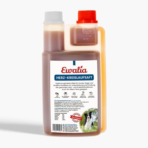 NEU! EWALIA Herz-Kreislaufsaft für Hunde - Natürlicher Vitalitäts-Booster für EIN Starkes Hundeherz - mit Tierärzten entwickelt, 100% Natur pur, frei von Zusätzen - 500ml NEU! EWALIA Herz-Kreislaufsaft für Hunde - Natürlicher Vitalitäts-Booster für EIN Starkes Hundeherz - mit Tierärzten entwickelt, 100% Natur pur, frei von Zusätzen - 500ml von Ewalia