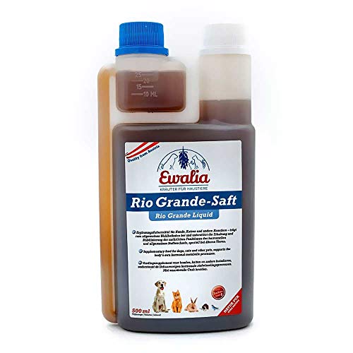 NEU! EWALIA Rio Grande-Saft für Hunde - Vitalität und harmonischer Stoffwechsel für Ihren treuen Begleiter im besten Alter - mit Tierärzten entwickelt, 100% Natur pur, frei von Zusätzen - 500ml NEU! EWALIA Rio Grande-Saft für Hunde - Vitalität und harmonischer Stoffwechsel für Ihren treuen Begleiter im besten Alter - mit Tierärzten entwickelt, 100% Natur pur, frei von Zusätzen - 500ml von Ewalia