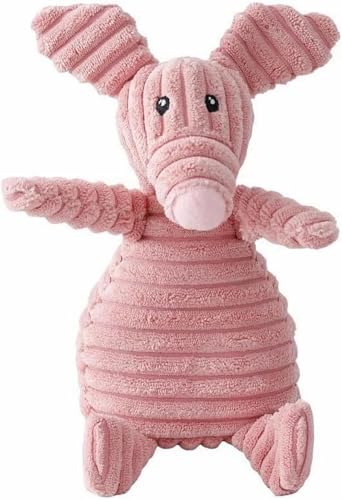 Ewinoom Quietschendes Plüschspielzeug für kleine, mittelgroße und Welpen, gefüllt, niedliches Tierspielzeug (Schweine) von Ewinoom