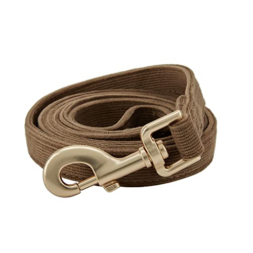 Ewinoom Weiche Baumwoll-Cord-Hundeleine mit goldfarbenem Metallverschluss für kleine, mittelgroße und große Hunde, Coffee Brwon, passendes Halsband separat erhältlich Ewinoom Weiche Baumwoll-Cord-Hundeleine mit goldfarbenem Metallverschluss für kleine, mittelgroße und große Hunde, Coffee Brwon, passendes Halsband separat erhältlich von Ewinoom