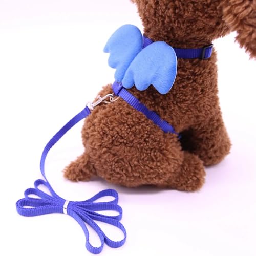 ExcLent Kaninchengeschirr mit Leine, niedliches Hasenhalsband, Haustier-Hasen-Zubehör, Katzengeschirr und Leine, Set für Erwachsene, Meerschweinchen, Frettchen von ExcLent