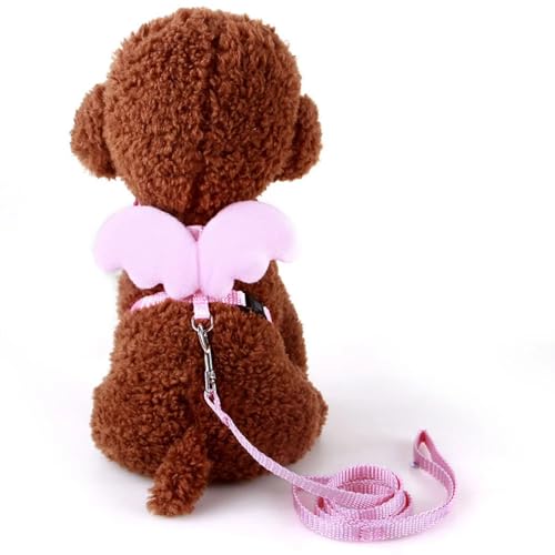 ExcLent Kaninchengeschirr mit Leine, niedliches Hasenhalsband, Haustier-Hasen-Zubehör, Katzengeschirr und Leine, Set für Erwachsene, Meerschweinchen, Frettchen von ExcLent