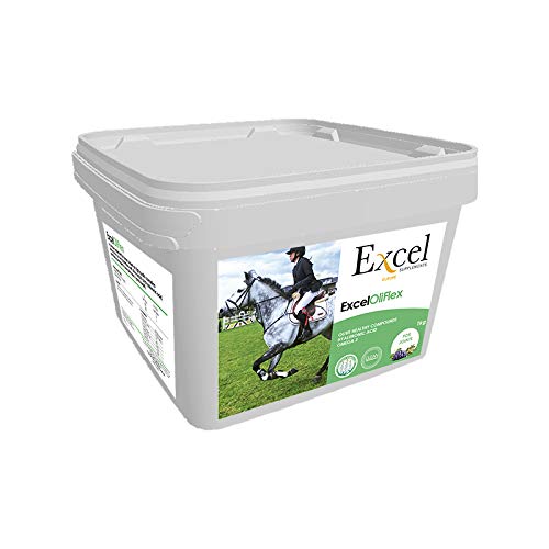 Excel Supplements Europe OliFlex 1 Kg | Horse Supplements | Joint Health | Fördert die Knorpelgesundheit | Reduziert Gelenkentzündungen | Horse Care | Knorpelgesundheit | Knorpelgesundheit | 1 kg von Excel Supplements Europe