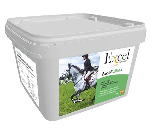 Excel Supplements Europe OliFlex 1 Kg | Horse Supplements | Joint Health | Fördert die Knorpelgesundheit | Reduziert Gelenkentzündungen | Horse Care | Knorpelgesundheit | Knorpelgesundheit | 1 kg Excel Supplements Europe OliFlex 1 Kg | Horse Supplements | Joint Health | Fördert die Knorpelgesundheit | Reduziert Gelenkentzündungen | Horse Care | Knorpelgesundheit | Knorpelgesundheit | 1 kg von Excel Supplements Europe