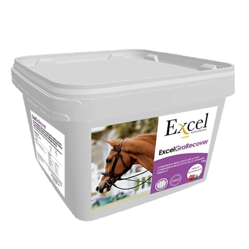 Excel Supplements GraRecover 1Kg - Horse Supplement Muscle Recovery Supplement - Horse Care & Health - Prevents Cramp von Excel Supplements Europe