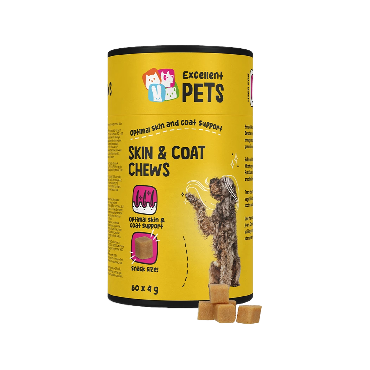 Excellent Pets Haut & Fell Kausnacks - 120 Stück Excellent Pets Haut & Fell Kausnacks - 120 Stück von Excellent Pets
