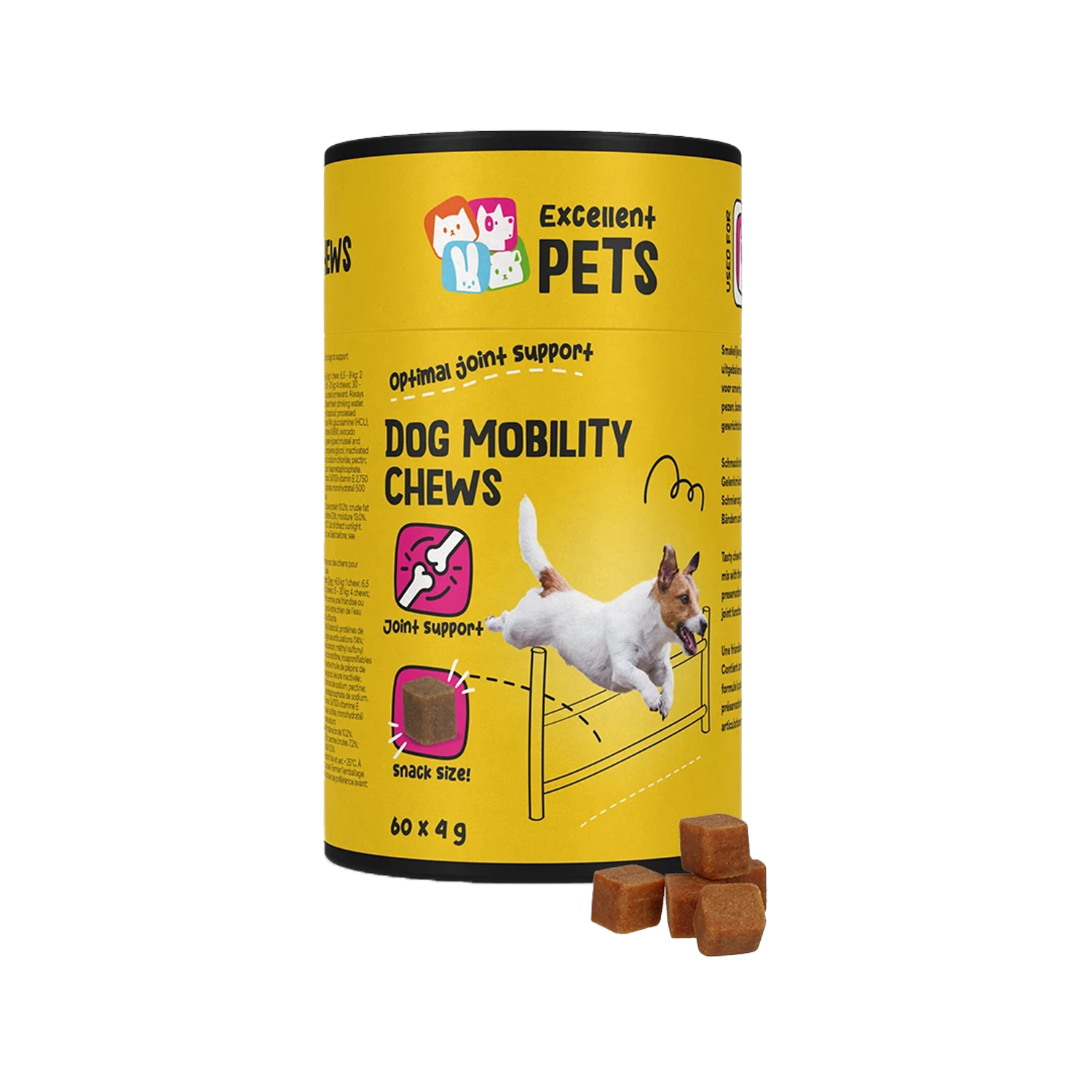 Excellent Pets Hundemobilität Kausnacks - 120 Stück Excellent Pets Hundemobilität Kausnacks - 120 Stück von Excellent Pets